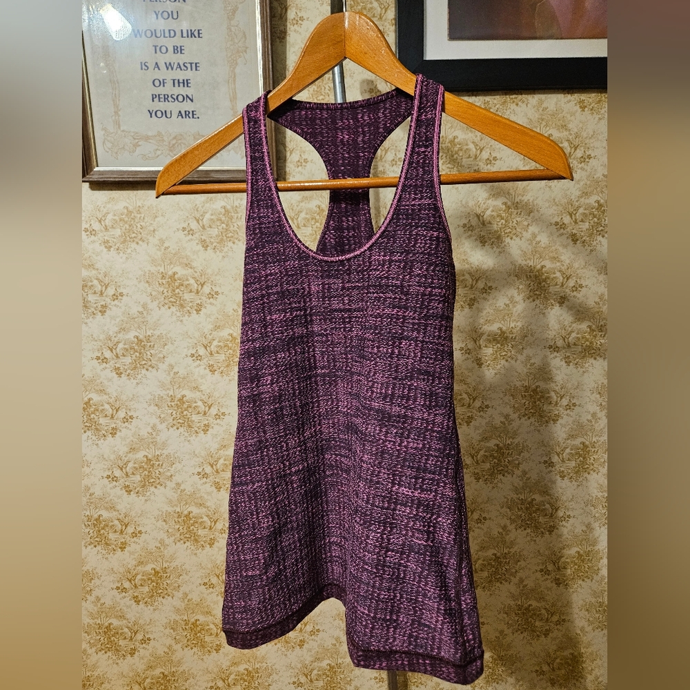 Lululemon athletic tank multi purple